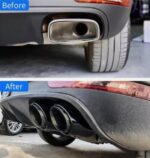 გამოსაბოლქვი მილის დაბოლოება Porsche cayenne - Image 2