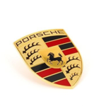 95B853601  კაპოტის ემბლემა Porsche